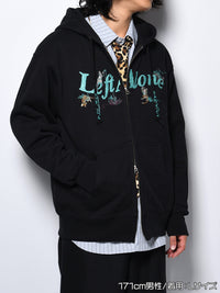 CAT ZIP PARKA -BLACK-