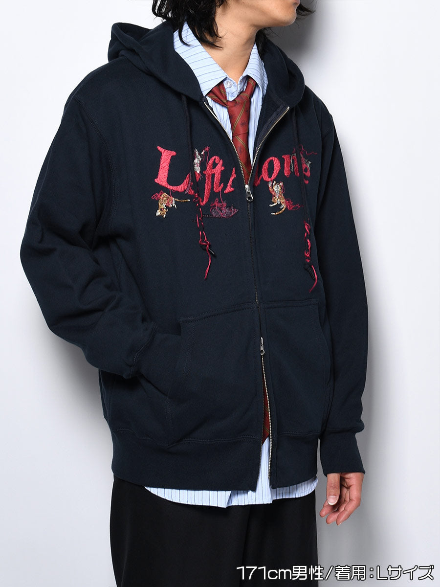 CAT ZIP PARKA -NAVY-