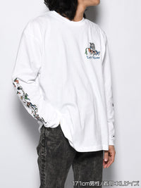 FAVORITE ZEBRA LS TEE -WHITE-