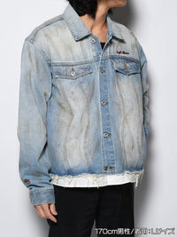 RAW WAVE DENIM JKT -L.INDIGO-