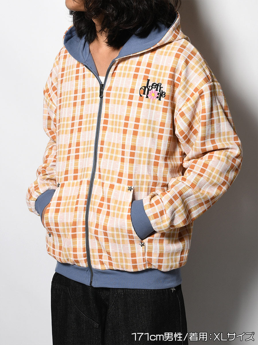 REVERSIBLE HOODIE -BLUE-