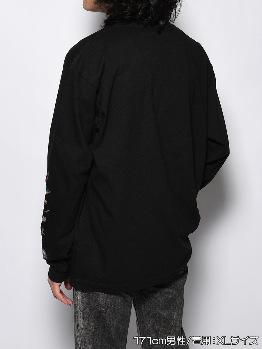 FAVORITE ZEBRA LS TEE -BLACK-