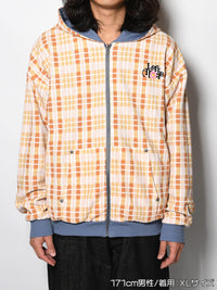 REVERSIBLE HOODIE -BLUE-