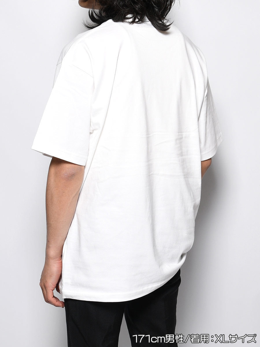 ICON FLOCKING SS TEE -WHITE-
