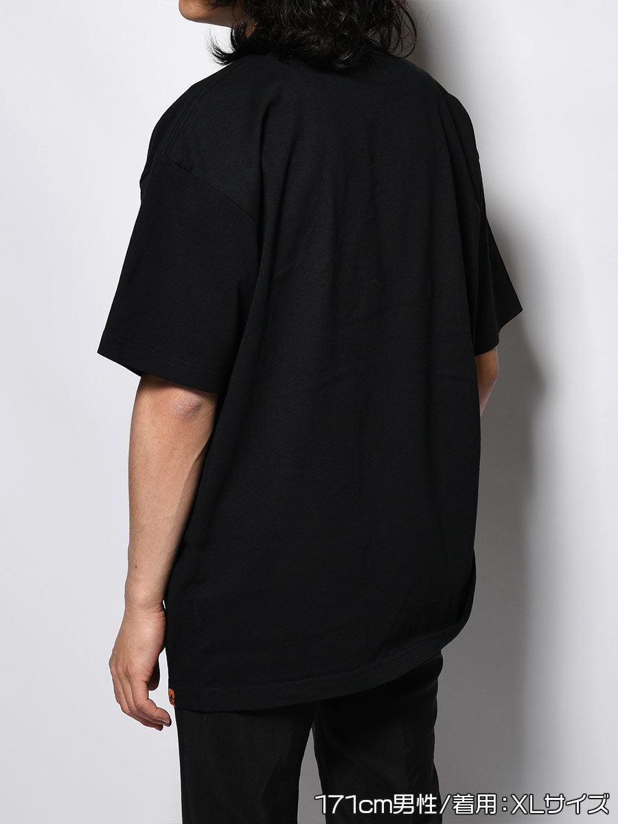 ICON FLOCKING SS TEE -BLACK-