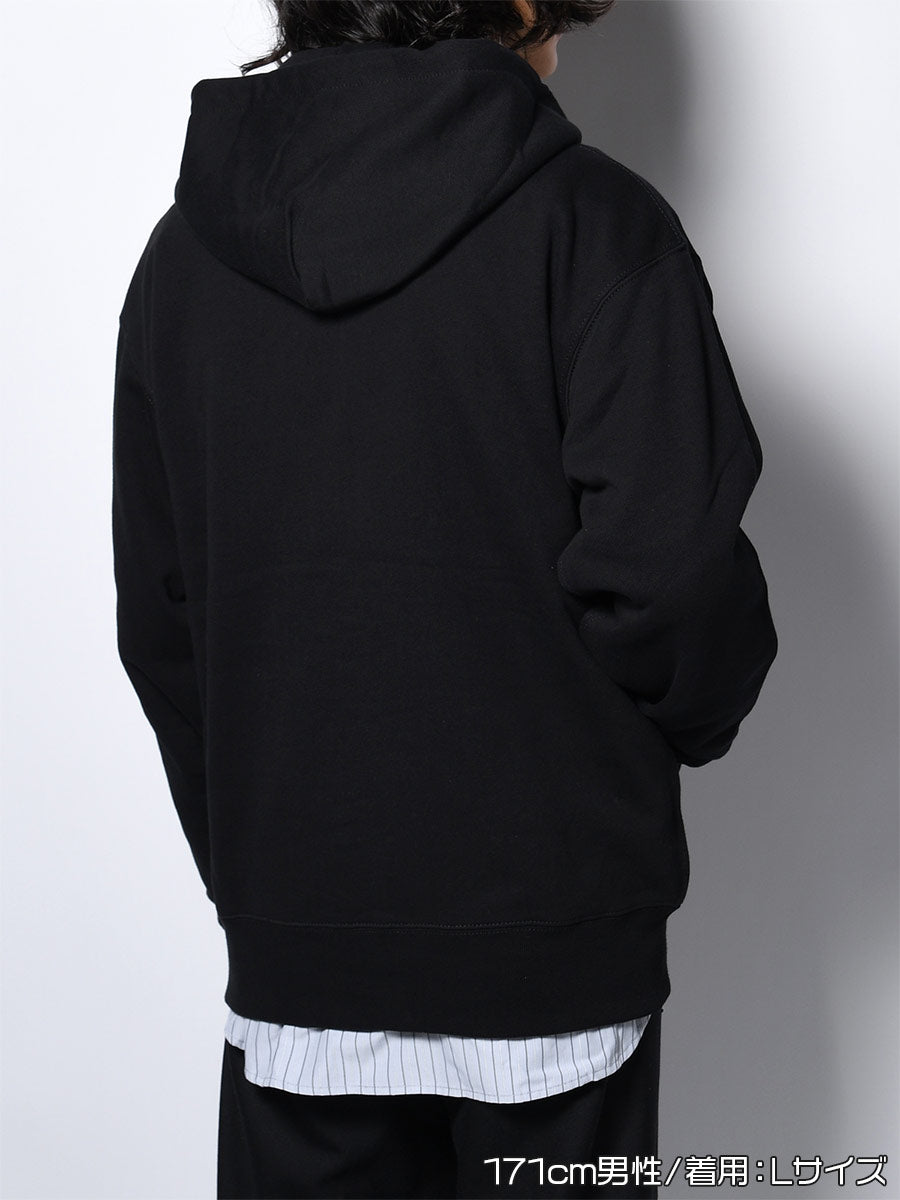 CAT ZIP PARKA -BLACK-