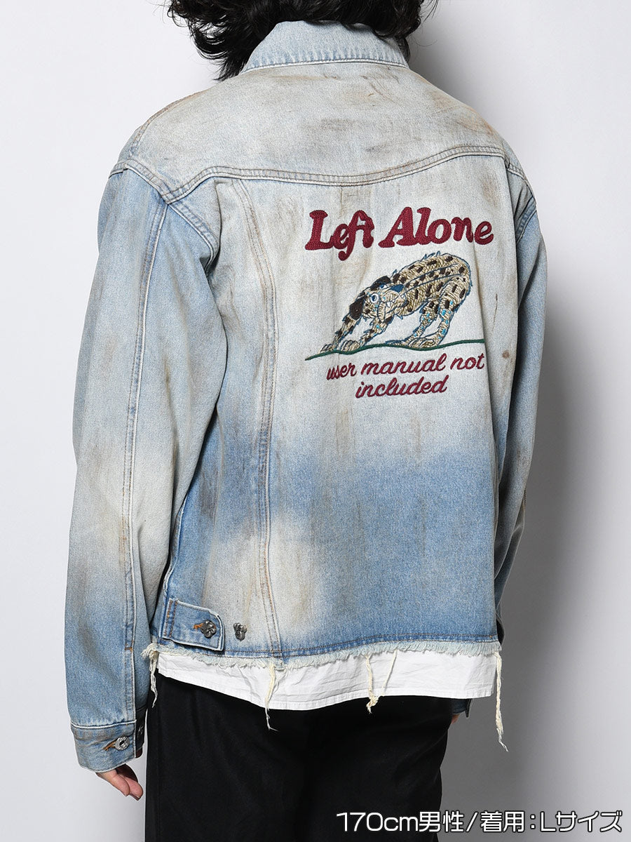 RAW WAVE DENIM JKT -L.INDIGO-