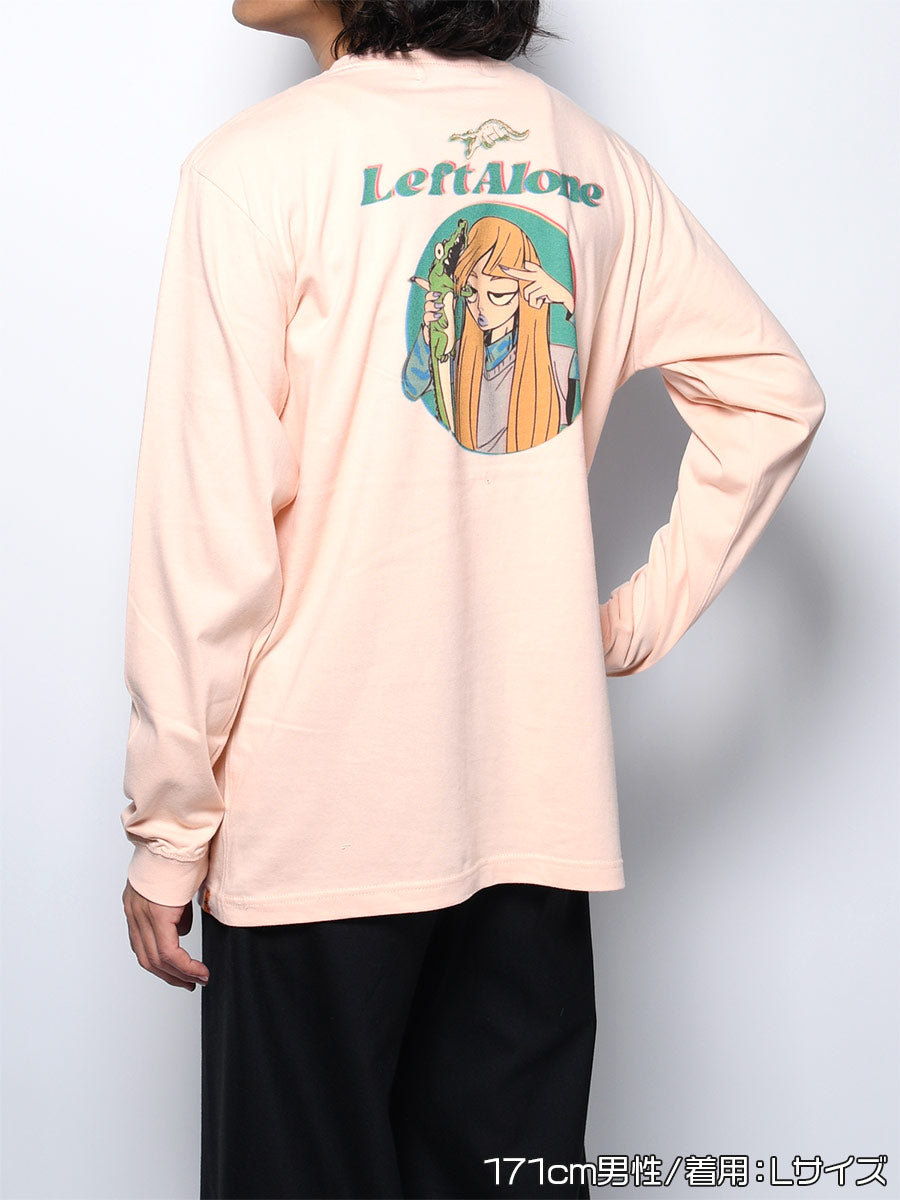 CROCO GIRL L/S TEE -PINK-