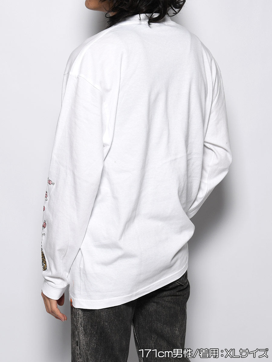 FAVORITE TIGER LS TEE -WHITE-