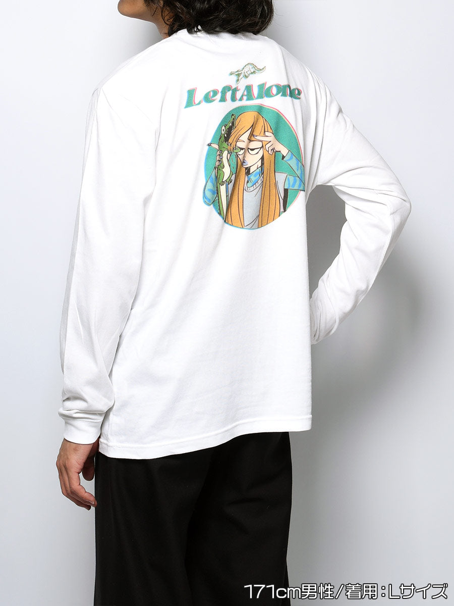 CROCO GIRL L/S TEE -WHITE-