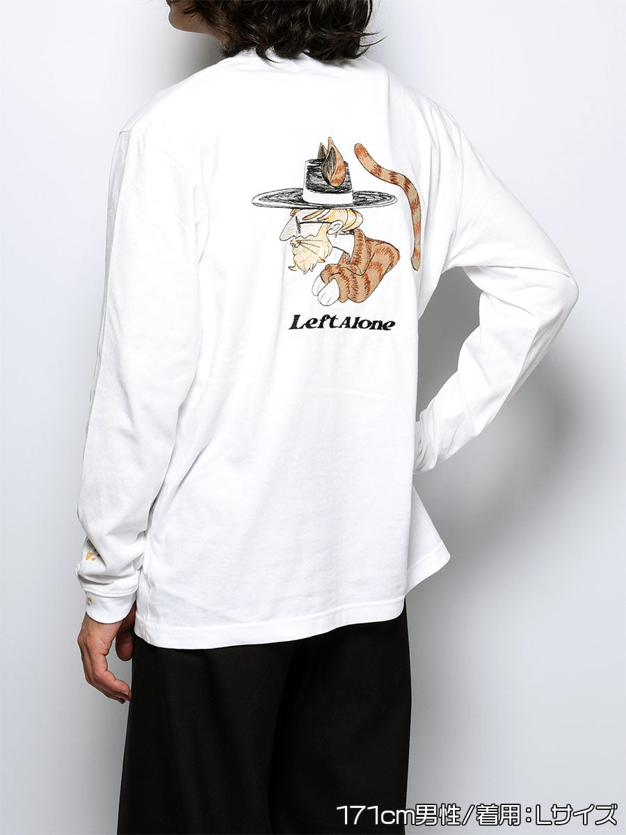 ICON CAT L/S TEE -WHITE-