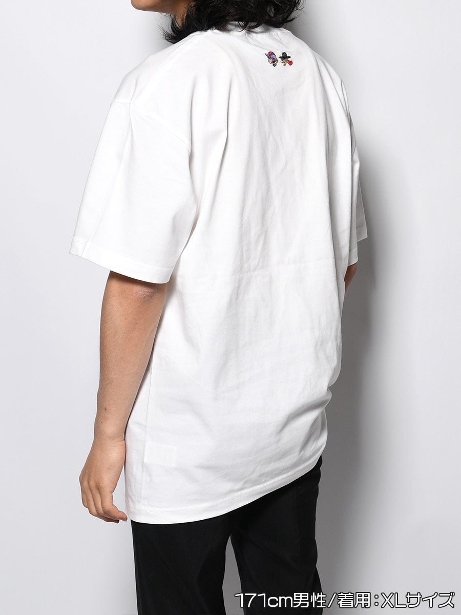 HEART POCKET TEE -WHITE-
