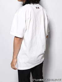 HEART POCKET TEE -WHITE-