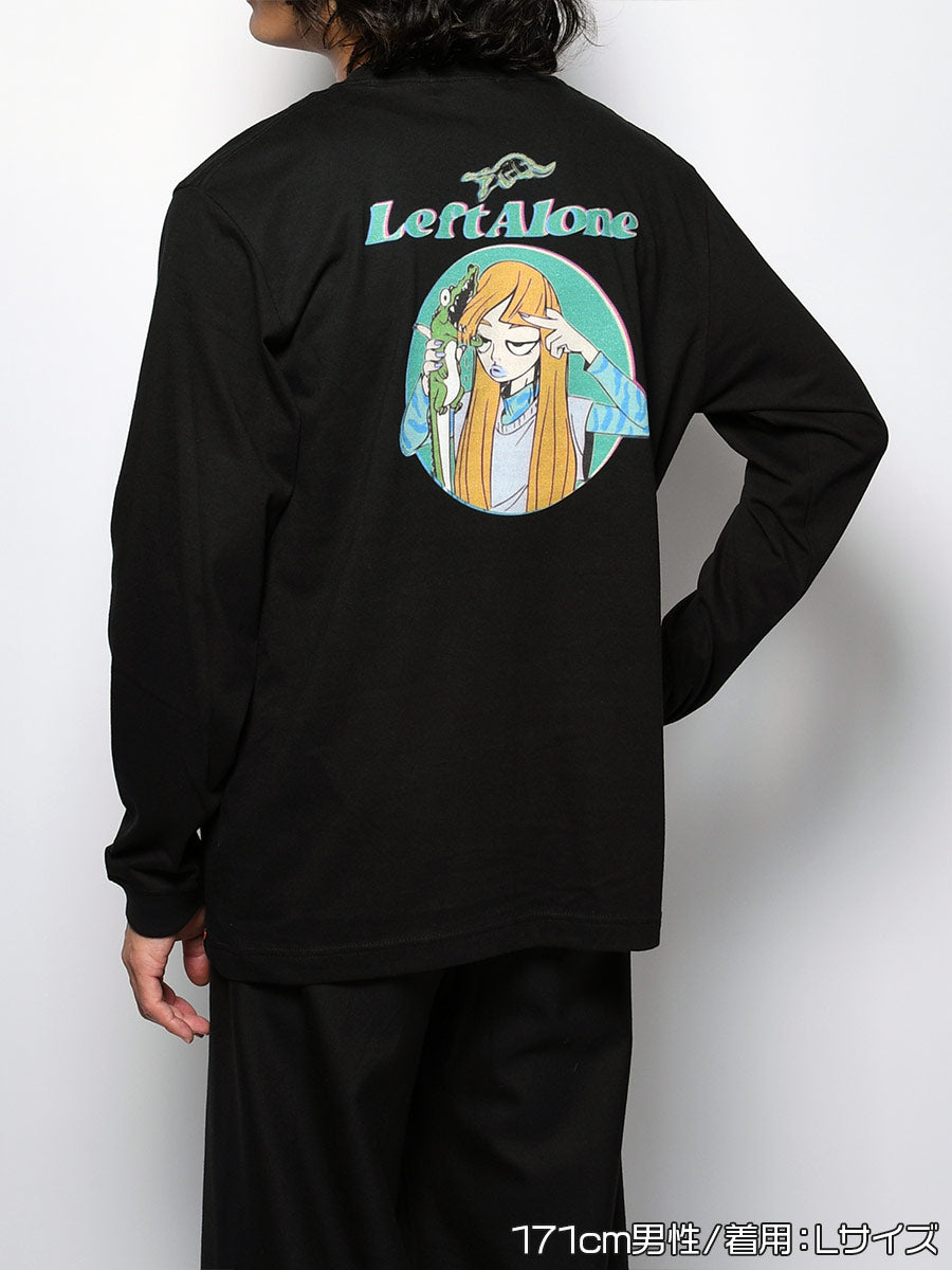 CROCO GIRL L/S TEE -BLACK-