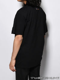 HEART POCKET TEE -BLACK-