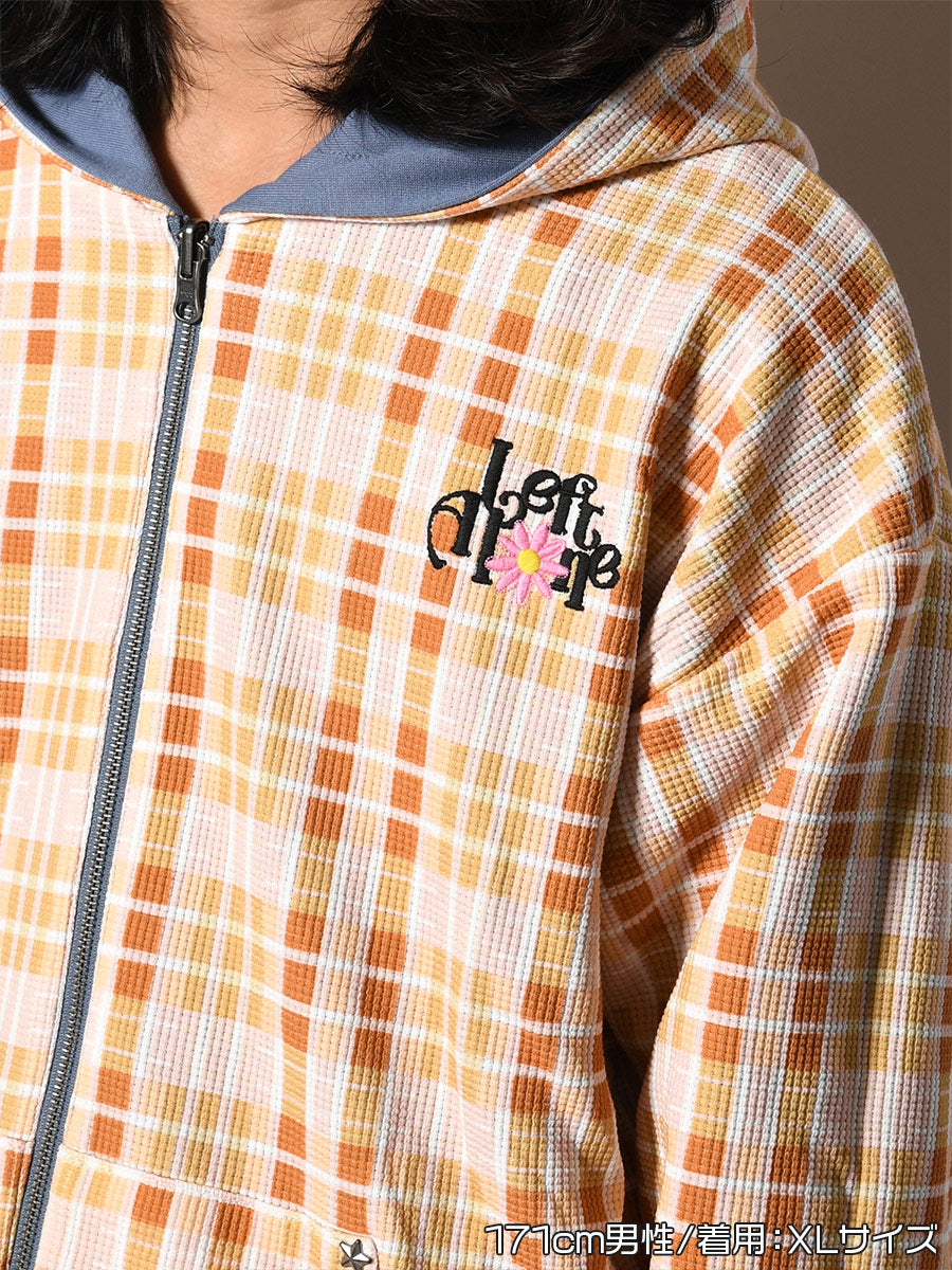 REVERSIBLE HOODIE -BLUE-