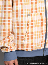 REVERSIBLE HOODIE -BLUE-