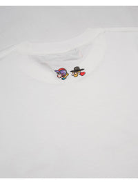 HEART POCKET TEE -WHITE-