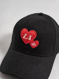 HEART CAP -BLACK-