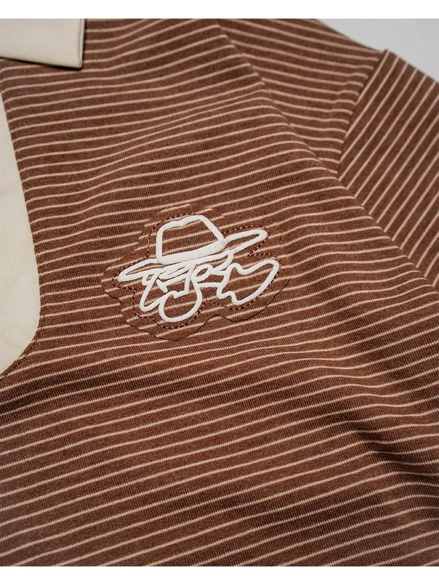 BORDER SS SKIPPER SH -BROWN-