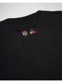 HEART POCKET TEE -BLACK-
