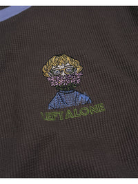 THERMAL RINGER LS TEE -CHARCOAL-