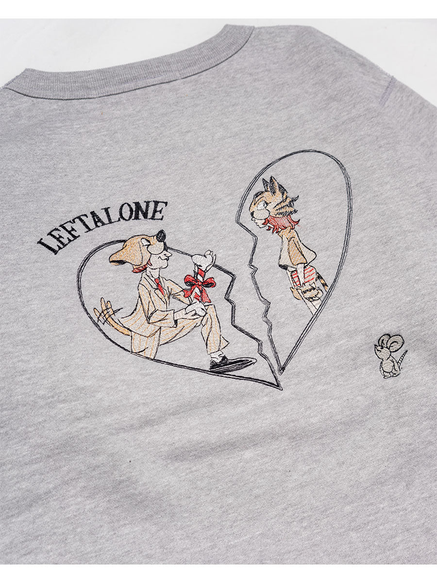CONFESS SWEAT -HEATHER GREY-