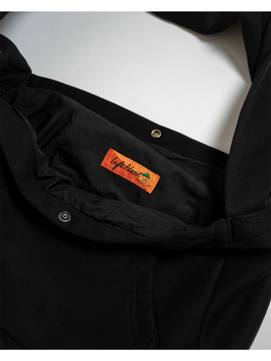 SHOULDER BAG -BLACK-