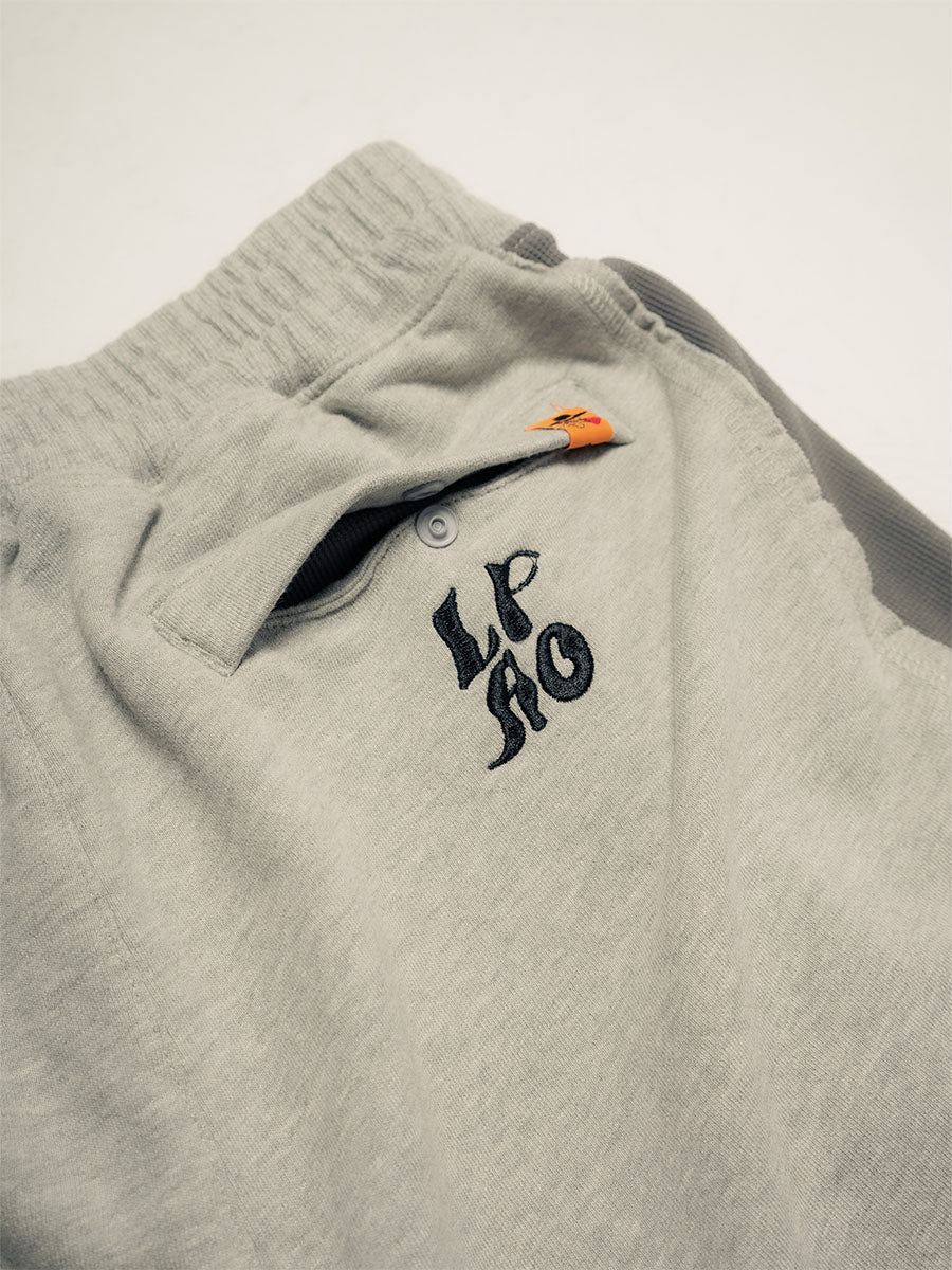 SWEAT SHORTS -HEATHER GREY-