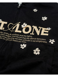 REVERSIBLE HOODIE -BLACK-