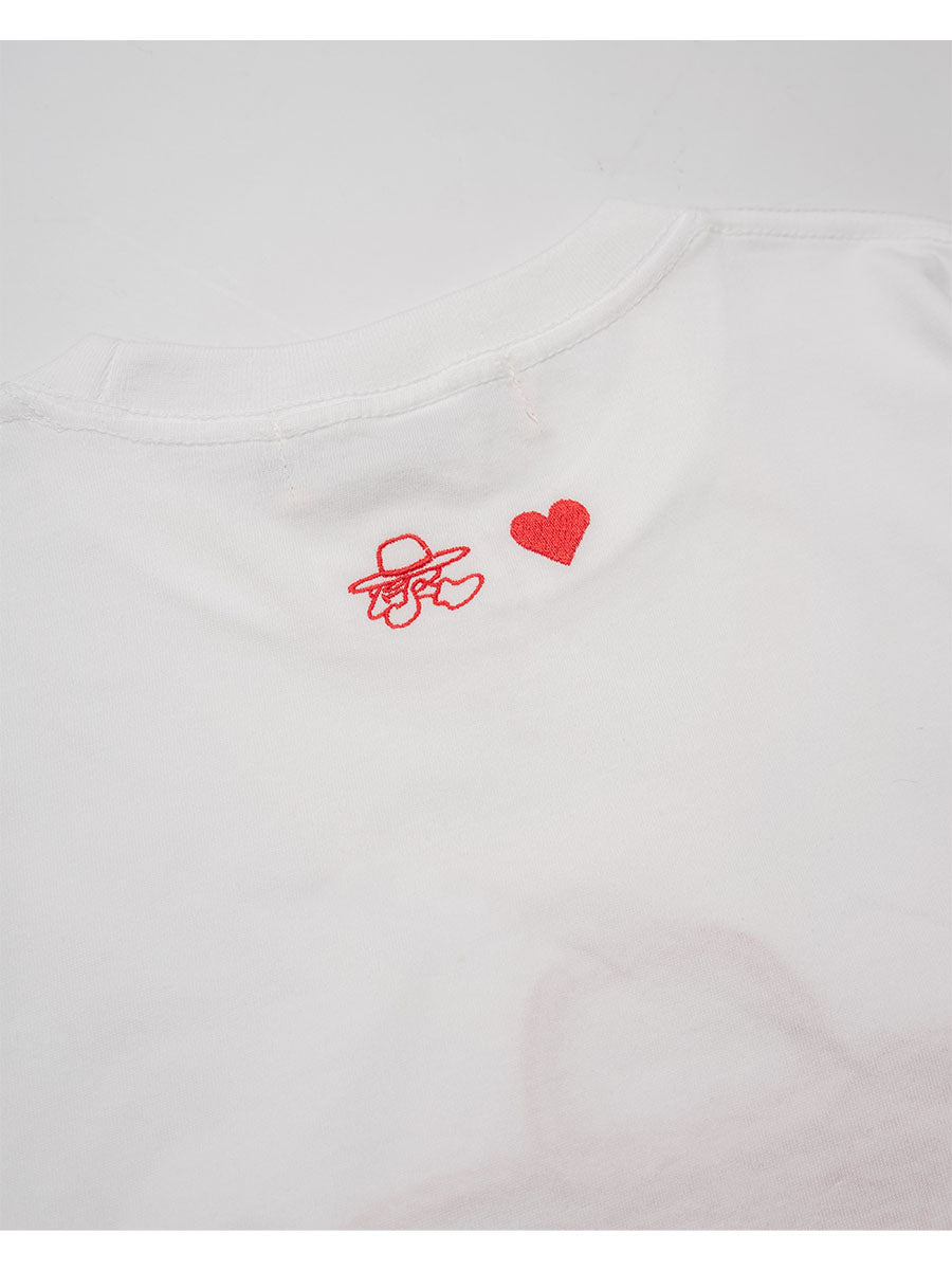 3D ICON SS TEE -WHITE-