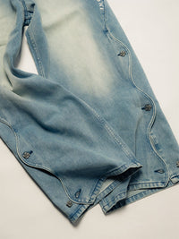 WAVE DENIM PANTS -INDIGO-