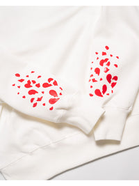 BROKEN HEART SWEAT -WHITE-