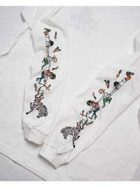 FAVORITE ZEBRA LS TEE -WHITE-