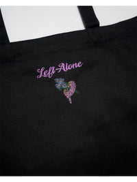 FLOWER 2WAY BAG -BLACK-