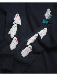 GHOST PUFF SWEAT -NAVY-