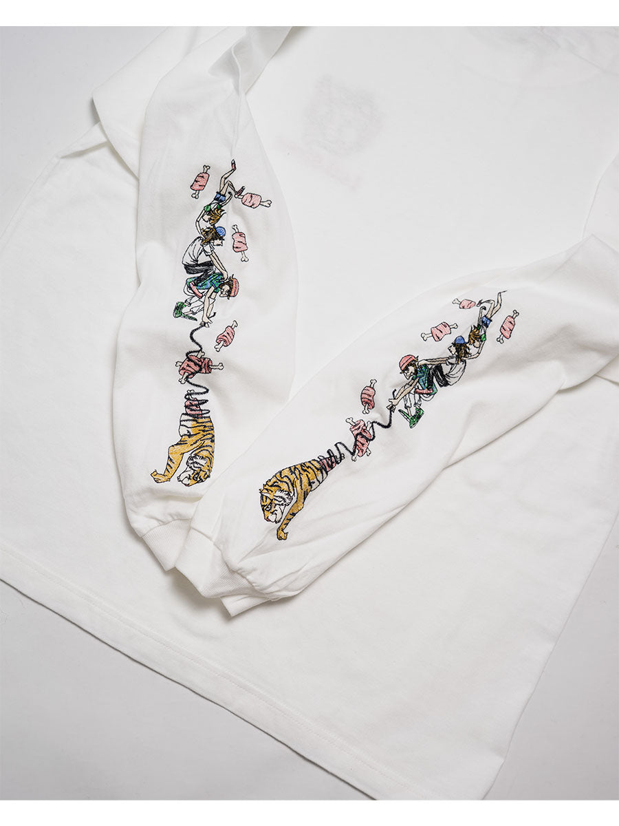 FAVORITE TIGER LS TEE -WHITE-