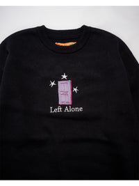 CREW KNIT -BLACK-