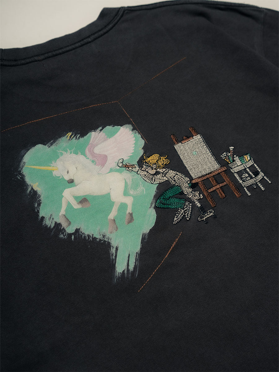 PAINTER S/S TEE -BLACK-