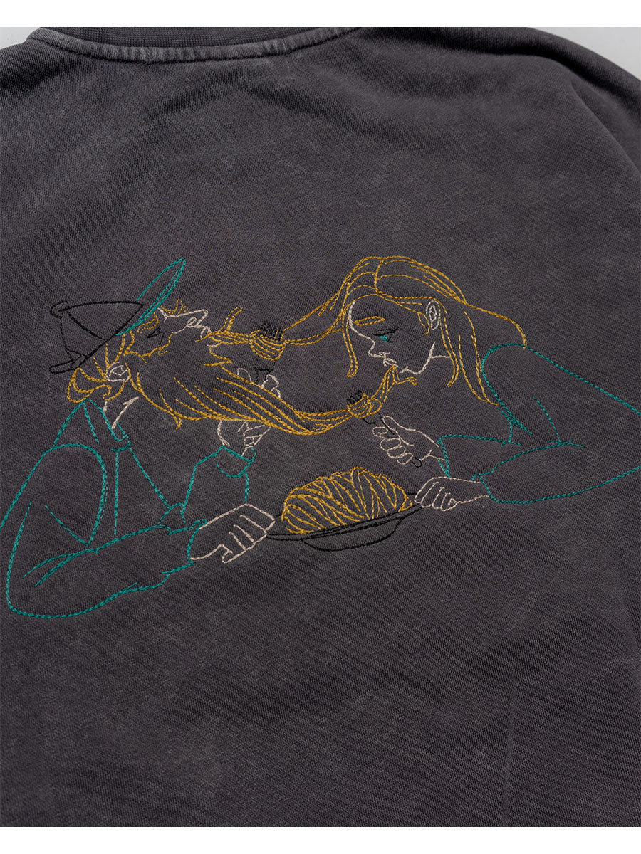 STAND ZIP SWEAT -GREY-
