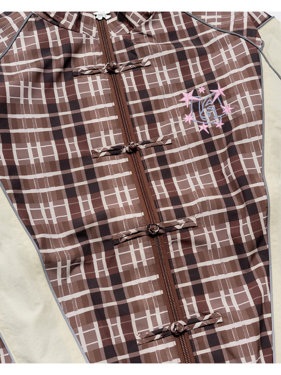 NYLON TRACK JKT -CHECK-