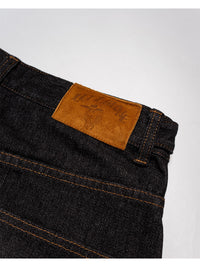 ONE WASH DENIM PANTS -BLACK-
