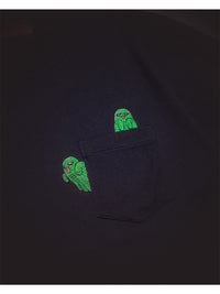 GHOST POCKET TEE -NAVY-