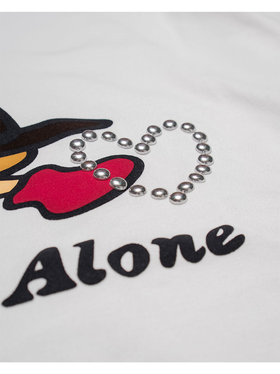 ICON FLOCKING SS TEE -WHITE-