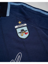 KNIT GAME SHIRT -NAVY-