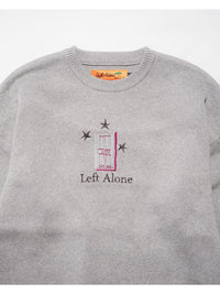 CREW KNIT -GREY-