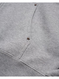 LEOPARD ZIP PARKA -HEATHER GREY-