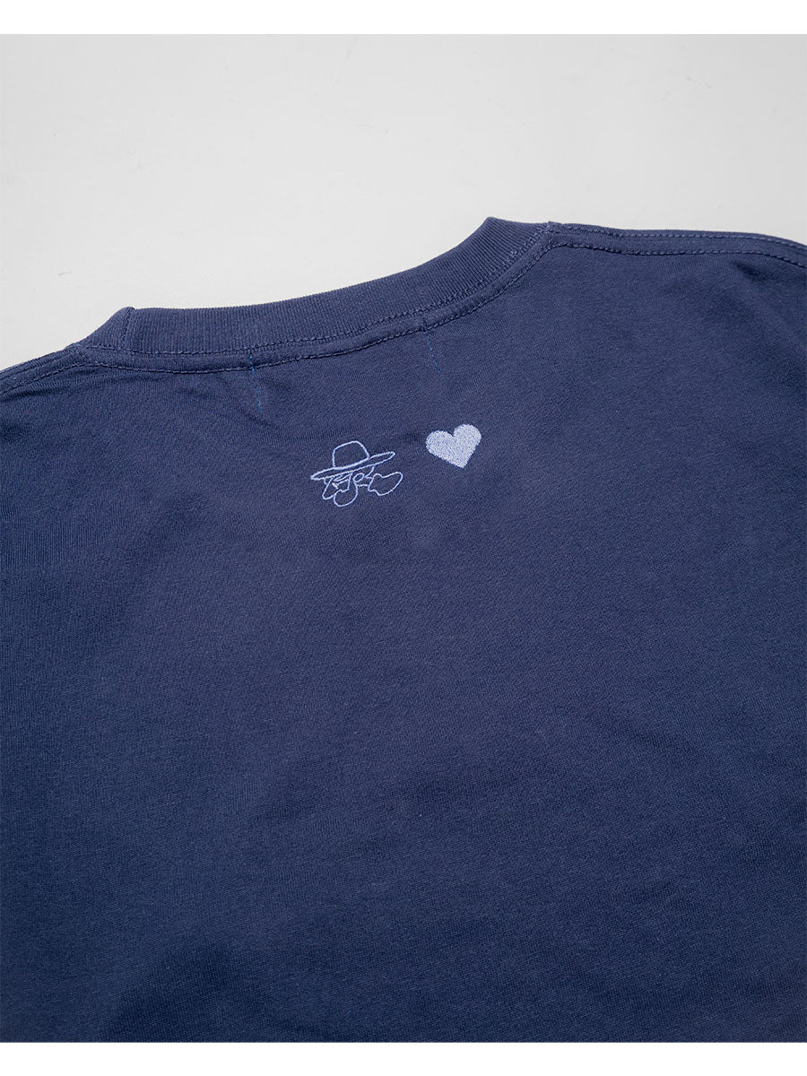 3D ICON SS TEE -NAVY-