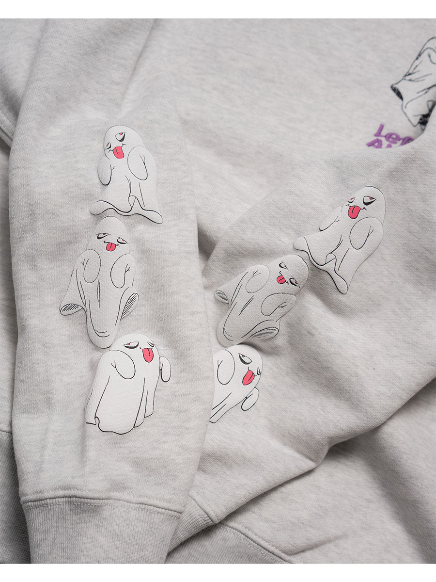 GHOST PUFF SWEAT -ASH-