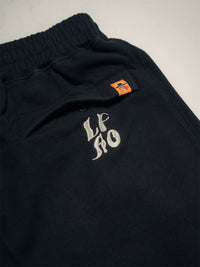 SWEAT SHORTS -BLACK-